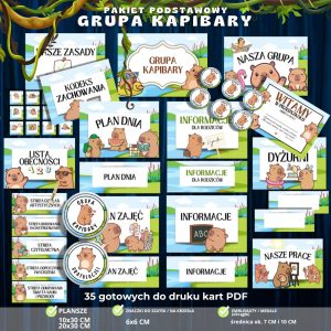 Grupa Kapibary – pakiet grupowy na start – zestaw 24 elementów PDF (4)