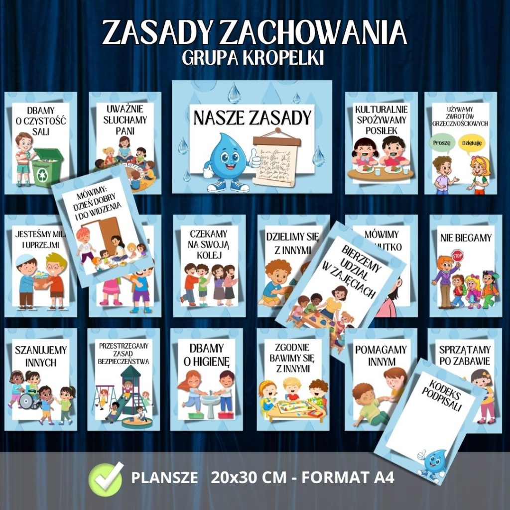 Grupa Kropelki – Kodeks i zasady zachowania – (26 plansz) (1)
