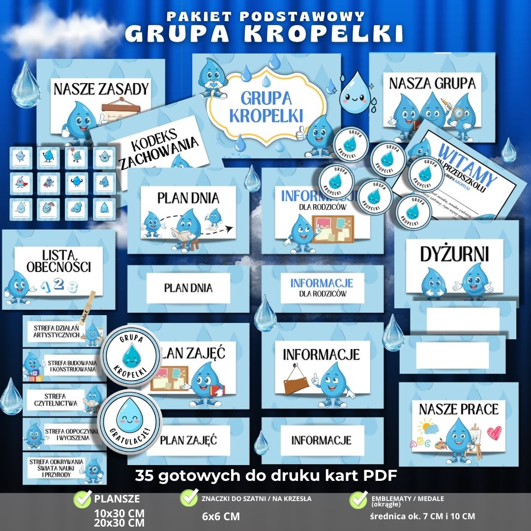 Grupa Kropelki – pakiet grupowy na start – zestaw 24 elementów PDF (1)