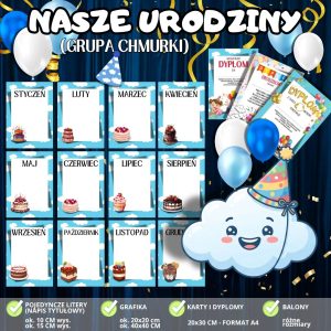 Kalendarz urodzinowy dla grupy “CHMURKI” + dodatki! (3)