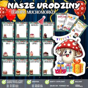 Kalendarz urodzinowy dla grupy “MUCHOMORKI” + dodatki! (3)