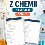 Sprawdzian z CHEMII (klasa 8 dział 3) – Związki węgla z wodorem+ odpowiedzi
