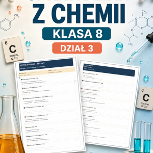 Sprawdzian z CHEMII (klasa 8 dział 3) – Związki węgla z wodorem+ odpowiedzi