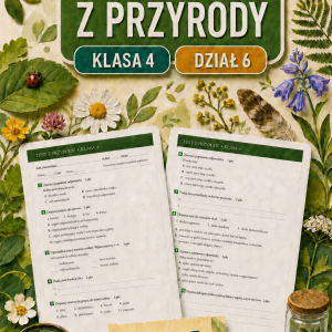 Sprawdzian z przyrody (klasa 4 dział 6) – Orientujemy się w terenie + odpowiedzi