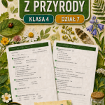 Sprawdzian z przyrody (klasa 4 dział 7) – Poznajemy krajobraz najbliższej okolicy + odpowiedzi