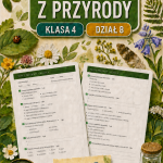 Sprawdzian z przyrody (klasa 4 dział 8) – Odkrywamy tajemnice życia w wodzie i na lądzie + odpowiedzi