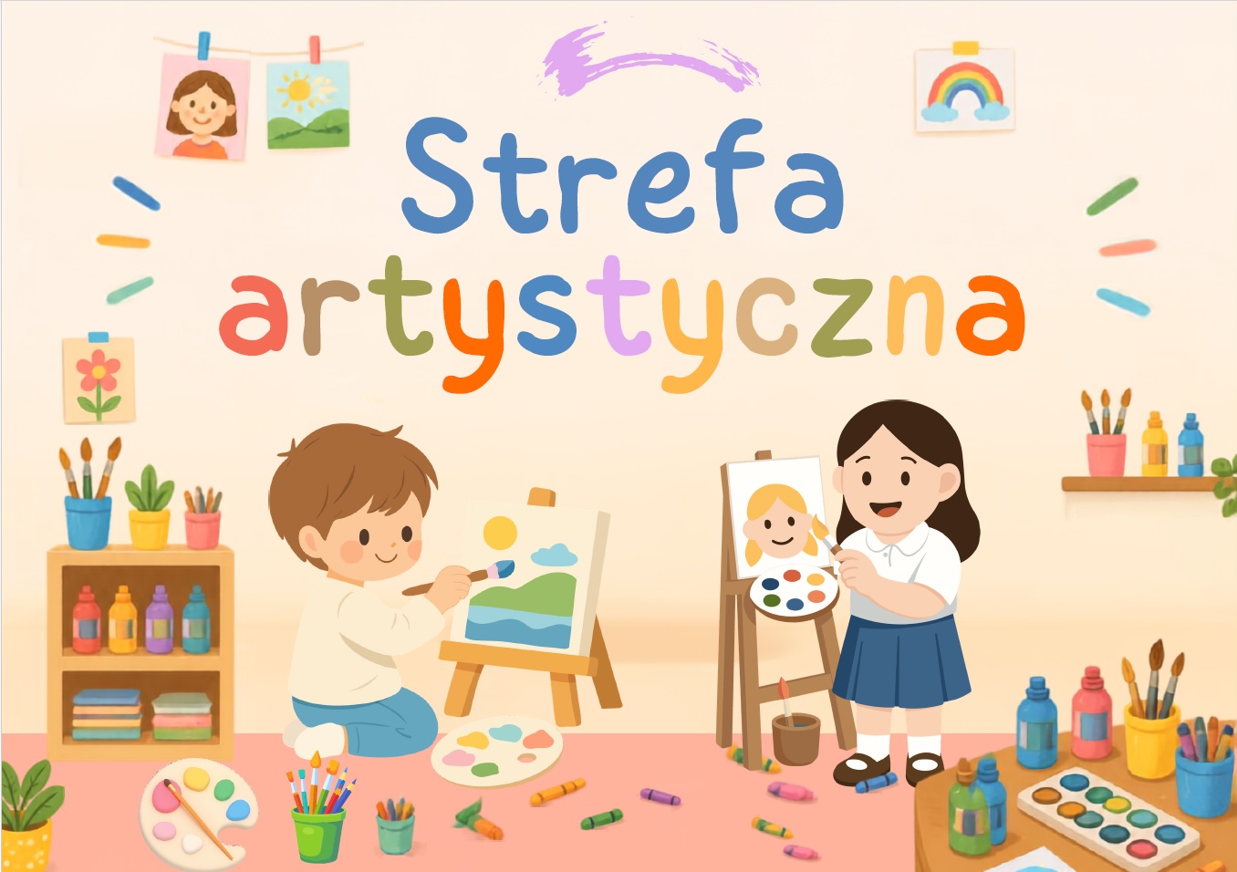 Strefy aktywności do sali przedszkolnej (wersja 1) - PDF do druku - 3