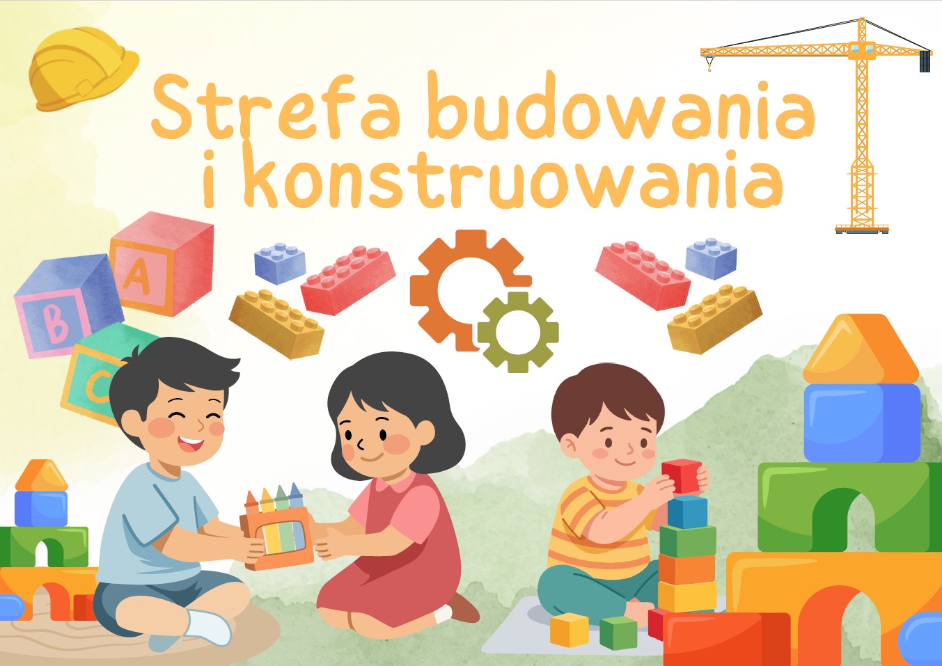 Strefy aktywności do sali przedszkolnej (wersja 1) - PDF do druku - 4