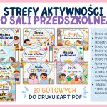 Strefy aktywności w przedszkolu (wersja 4)