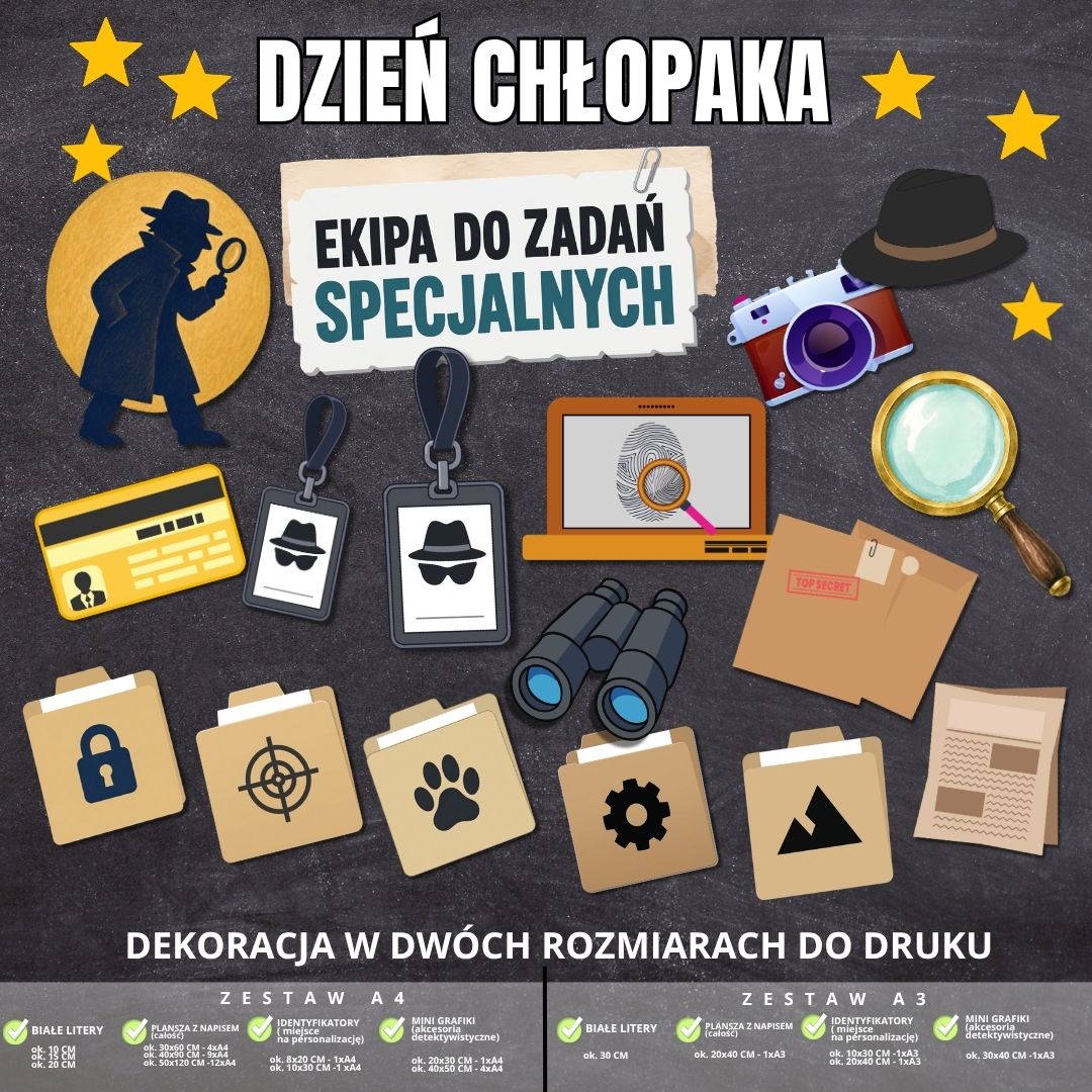Dekoracja na Dzień Chłopaka – 2 rozmiary (agencji) (2)