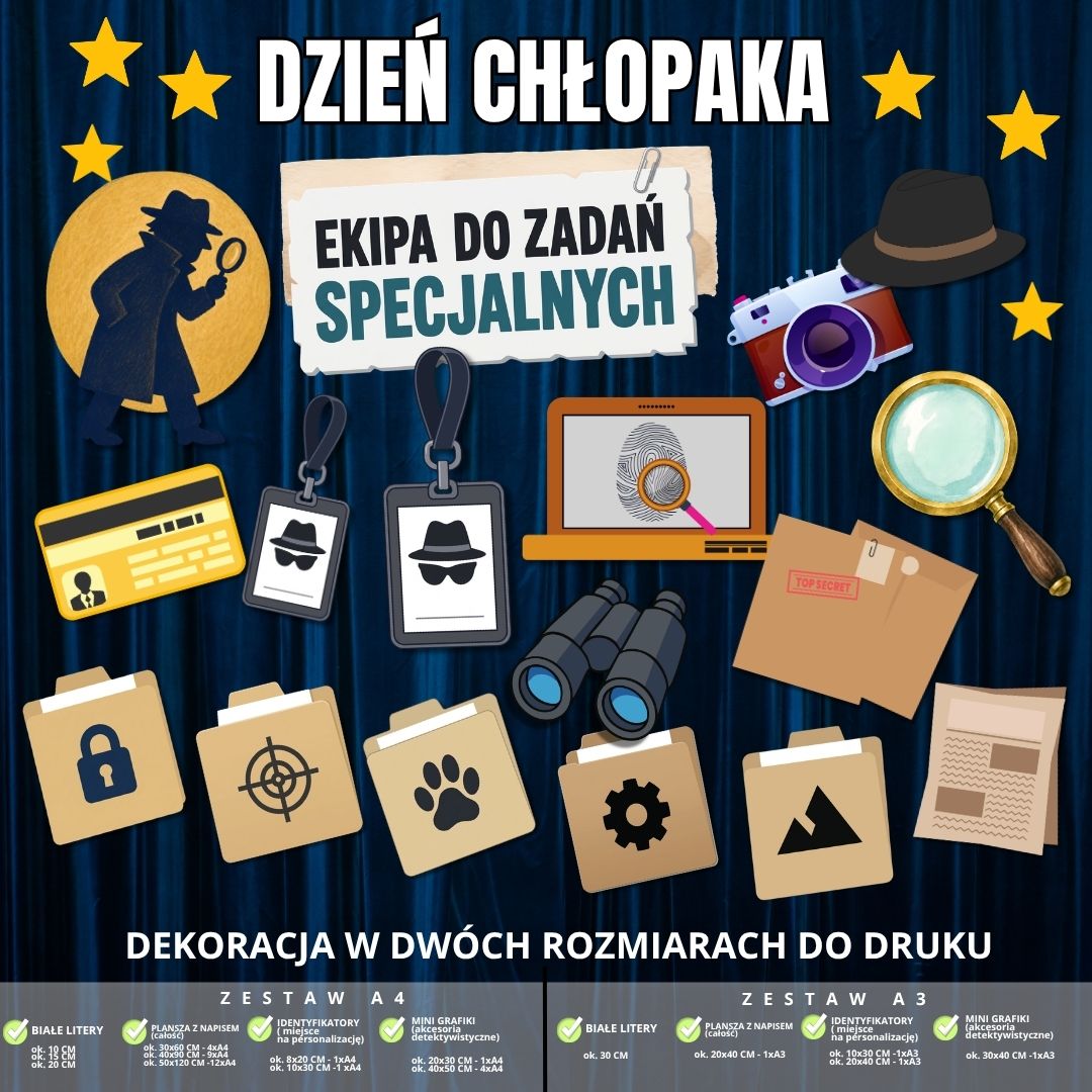 Dekoracja na Dzień Chłopaka – 2 rozmiary (agencji) (3)