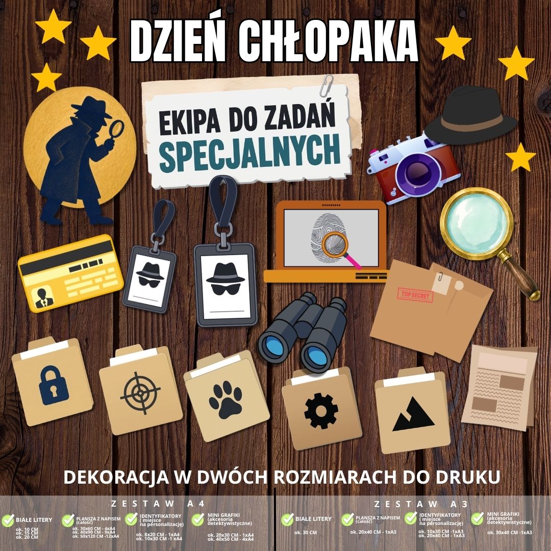 Dekoracja na Dzień Chłopaka – 2 rozmiary (agencji) (4)