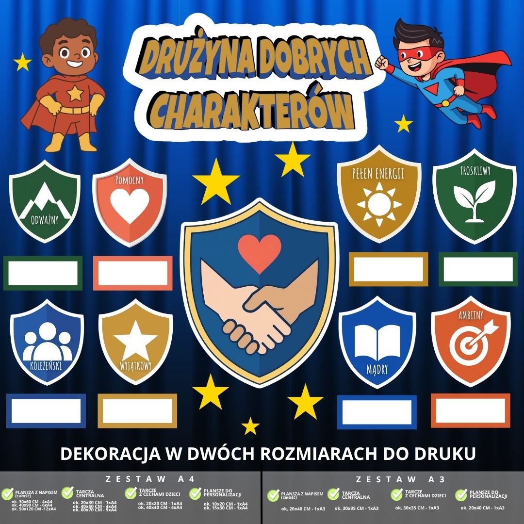 Dekoracja na Dzień Chłopaka – 2 rozmiary (charaktery) (1)