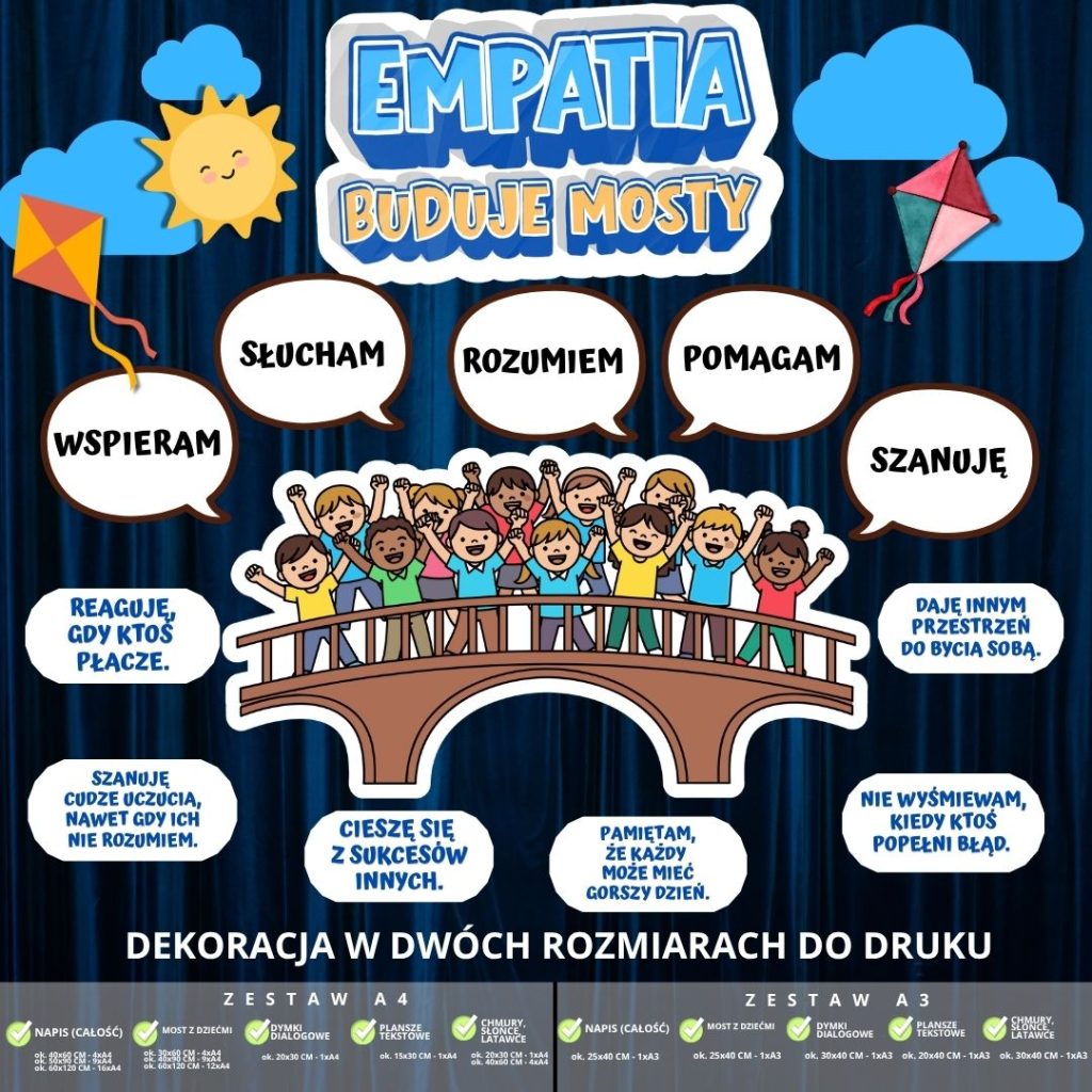 Dekoracja na Międzynarodowy Dzień Empatii – 2 rozmiary (mosty) (4)