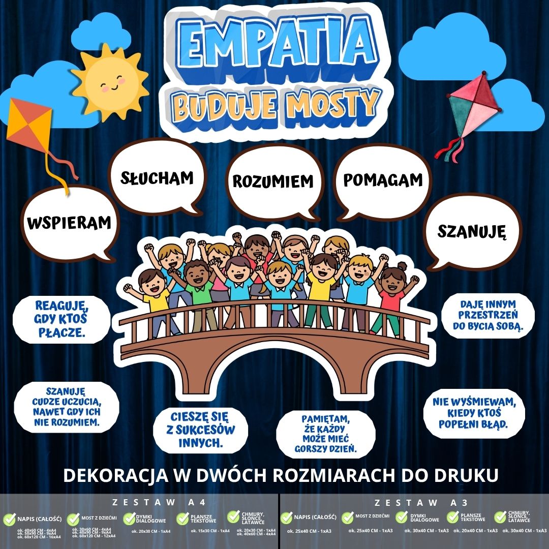 Dekoracja na Międzynarodowy Dzień Empatii – 2 rozmiary (mosty) (4)