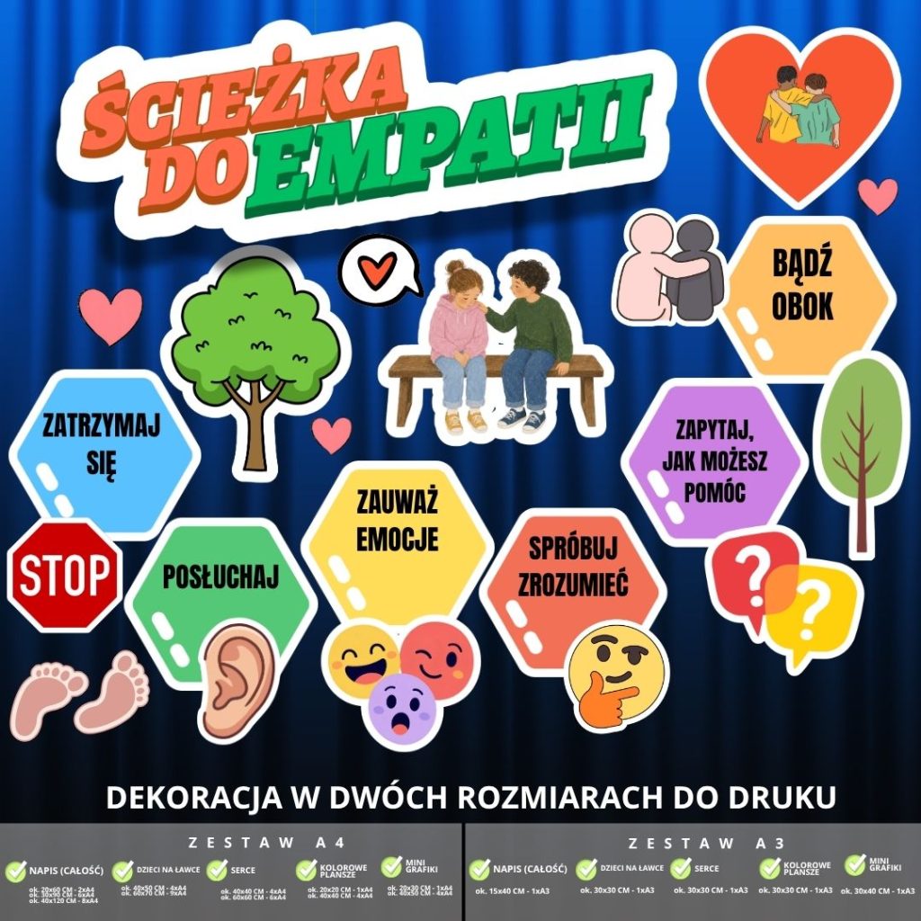 Dekoracja na Międzynarodowy Dzień Empatii – 2 rozmiary (ścieżka) (1)