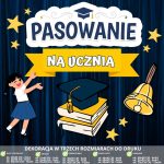 Dekoracja na pasowanie na ucznia klasy 1 (Żółta) (4)