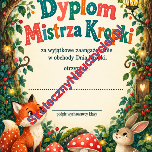 Dyplom na Dzień Kropki – do druku PDF (2)