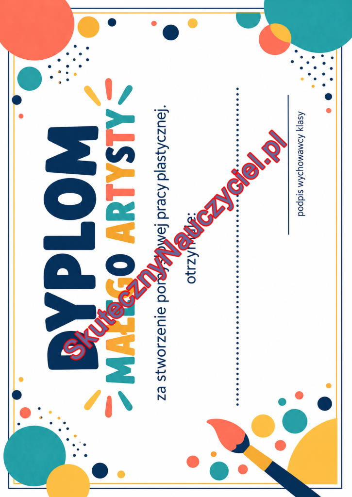 Dyplom na Dzień Kropki – do druku PDF (22)