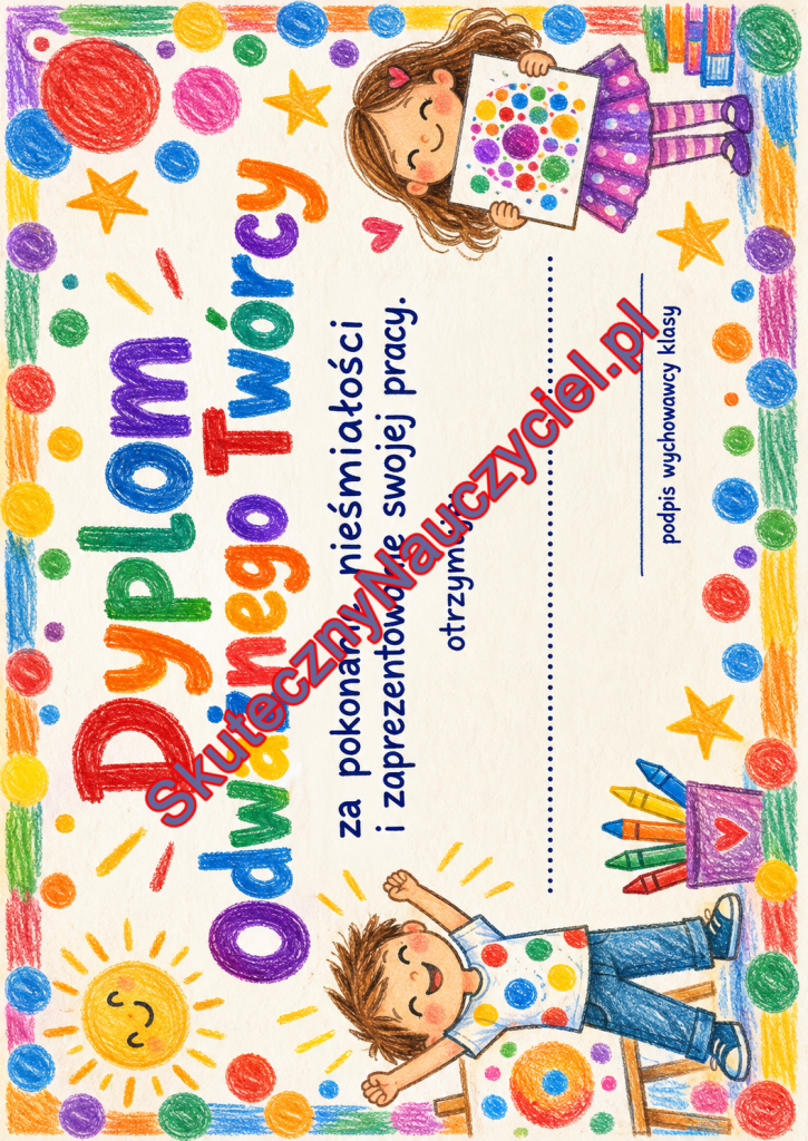 Dyplom na Dzień Kropki – do druku PDF (26)