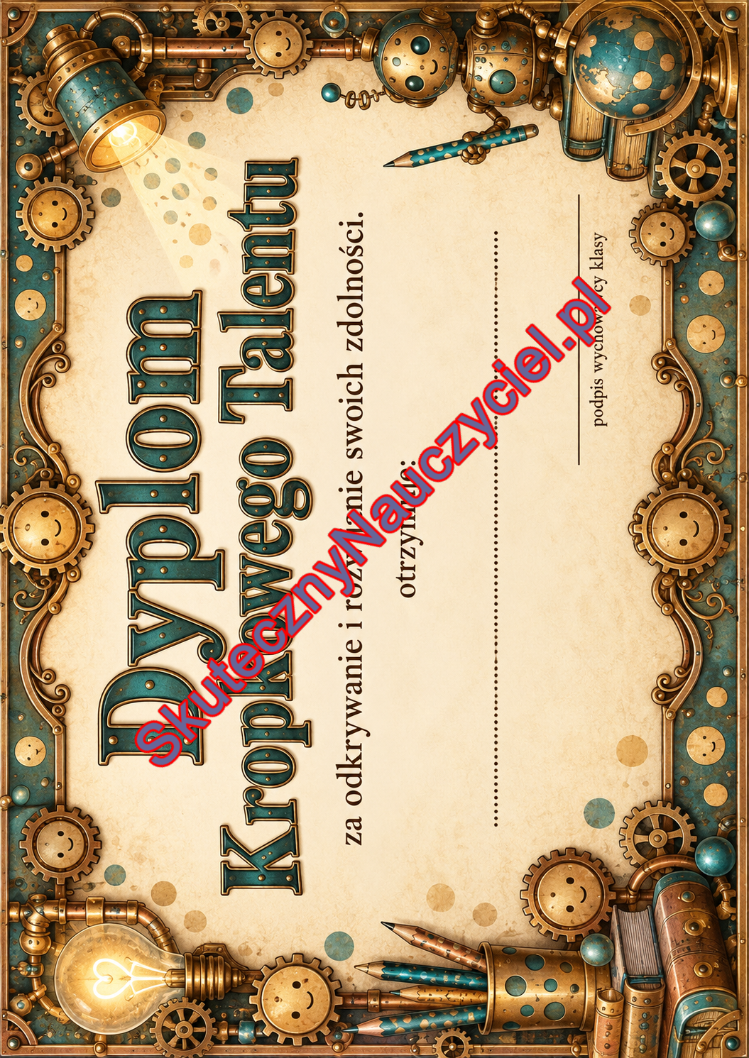 Dyplom na Dzień Kropki – do druku PDF (41)