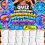 Quiz powtórkowy z biologii – klasa 7, dział 10 „Równowaga wewnętrzna organizmu”