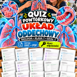 Quiz powtórkowy z biologii – klasa 7, dział 5 „Układ oddechowy”