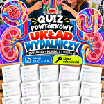 Quiz powtórkowy z biologii – klasa 7, dział 6 „Układ wydalniczy”