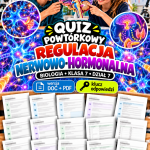 Quiz powtórkowy z biologii – klasa 7, dział 7 „Regulacja nerwowo-hormonalna”