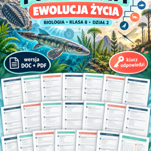 Quiz powtórkowy z biologii – klasa 8, dział 2 „Ewolucja życia”