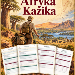 Sprawdzian Afryka Kazika – kolejność wydarzeń – (DOC + PDF) + odpowiedzi