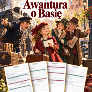Sprawdzian Awantura o Basię – kolejność wydarzeń – (DOC + PDF) + odpowiedzi
