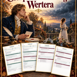 Sprawdzian Cierpienia młodego Wertera – kolejność wydarzeń – (DOC + PDF) + odpowiedzi
