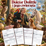 Sprawdzian Doktor Dolittle i jego zwierzęta – kolejność wydarzeń – (DOC + PDF) + odpowiedzi