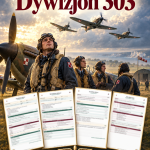 Sprawdzian Dywizjon 303 – kolejność wydarzeń – (DOC + PDF) + odpowiedzi
