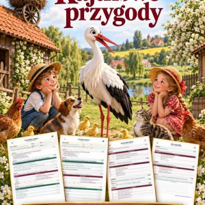 Sprawdzian Kajtkowe przygody – kolejność wydarzeń – (DOC + PDF) + odpowiedzi