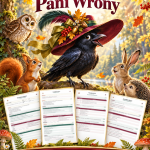 Sprawdzian Kapelusz Pani Wrony – kolejność wydarzeń – (DOC + PDF) + odpowiedzi