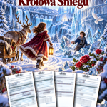 Sprawdzian Królowa Śniegu – kolejność wydarzeń – (DOC + PDF) + odpowiedzi