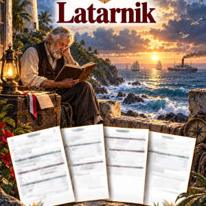 Sprawdzian Latarnik – kolejność wydarzeń – (DOC + PDF) + odpowiedzi