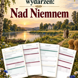 Sprawdzian Nad Niemnem – kolejność wydarzeń – (DOC + PDF) + odpowiedzi