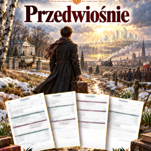 Sprawdzian Przedwiośnie – kolejność wydarzeń – (DOC + PDF) + odpowiedzi