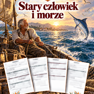 Sprawdzian Stary człowiek i morze – kolejność wydarzeń – (DOC + PDF) + odpowiedzi