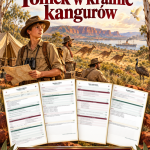 Sprawdzian Tomek w krainie kangurów – kolejność wydarzeń – (DOC + PDF) + odpowiedzi