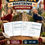 Zemsta – bohaterowie – sprawdzian (2 strony A4) + odpowiedzi