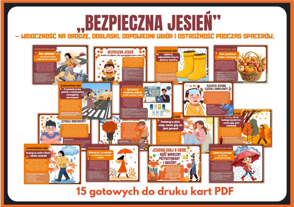 bezpieczna-jesien-widocznosc-na-drodze-odblaski-odpowiedni-ubior-i-ostroznosc-podczas-spacerow-gazetka-szkolna