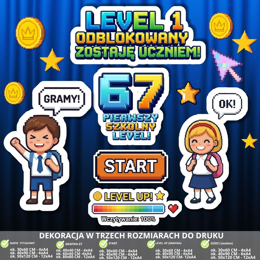 dekoracja-na-pasowanie-na-ucznia-klasy-1-motyw-67-six-seven (2)