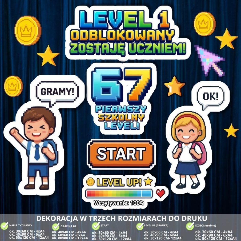 dekoracja-na-pasowanie-na-ucznia-klasy-1-motyw-67-six-seven (3)
