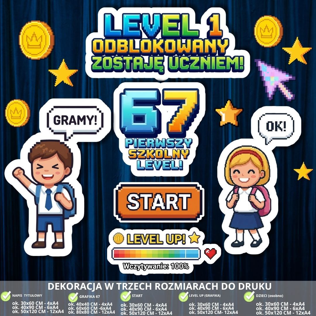 dekoracja-na-pasowanie-na-ucznia-klasy-1-motyw-67-six-seven (3)