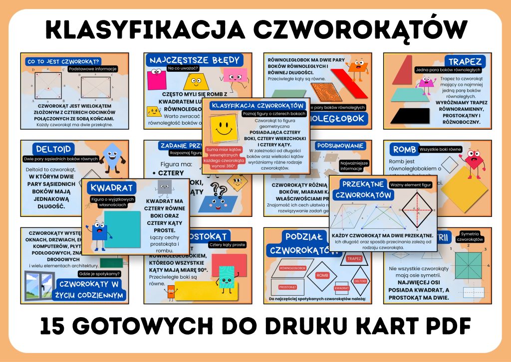 klasyfikacja-czworokatow-gazetka-szkolna-prezentacja-pdf