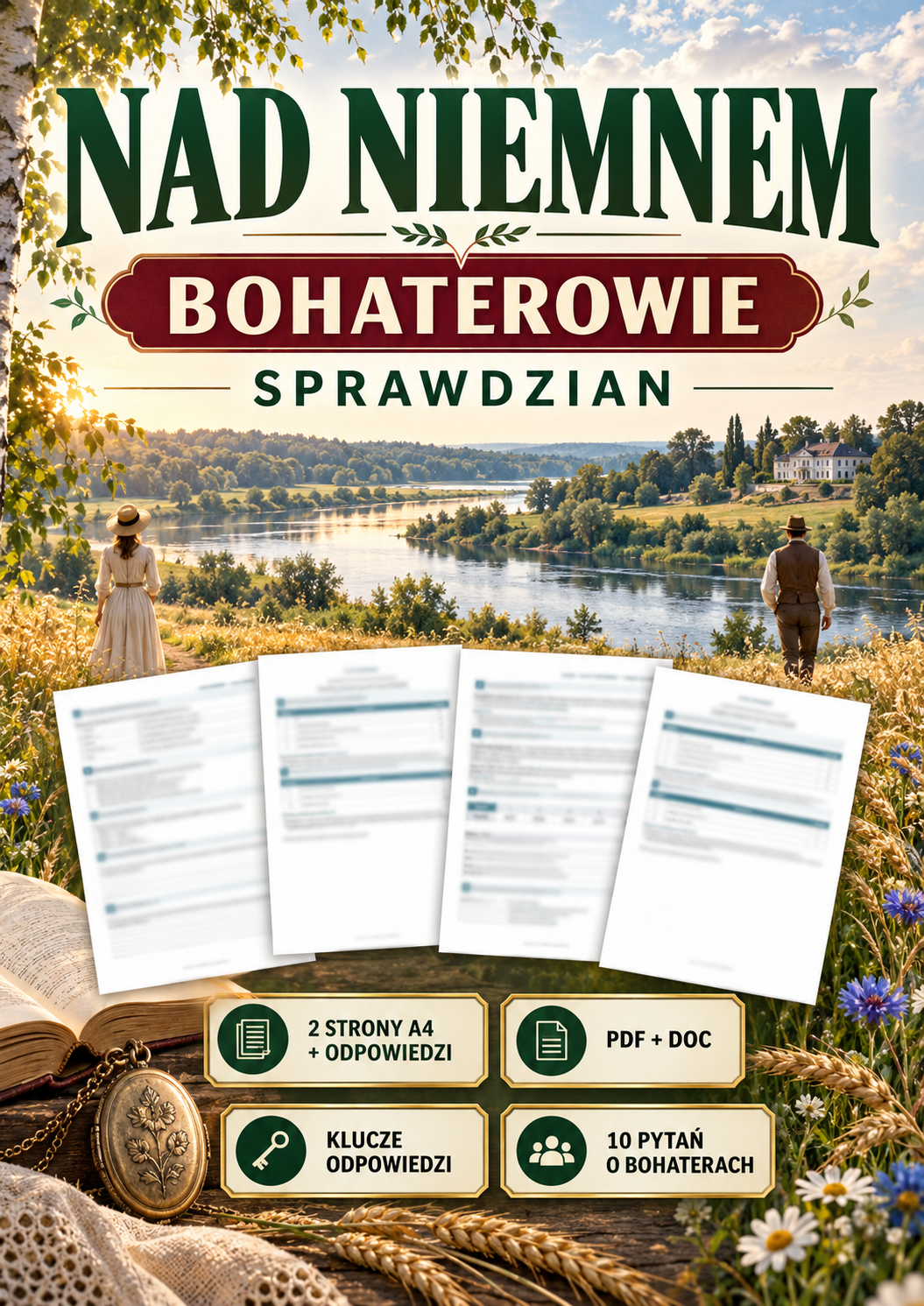 nad-niemnem-bohaterowie-sprawdzian-2-strony-a4-odpowiedzi